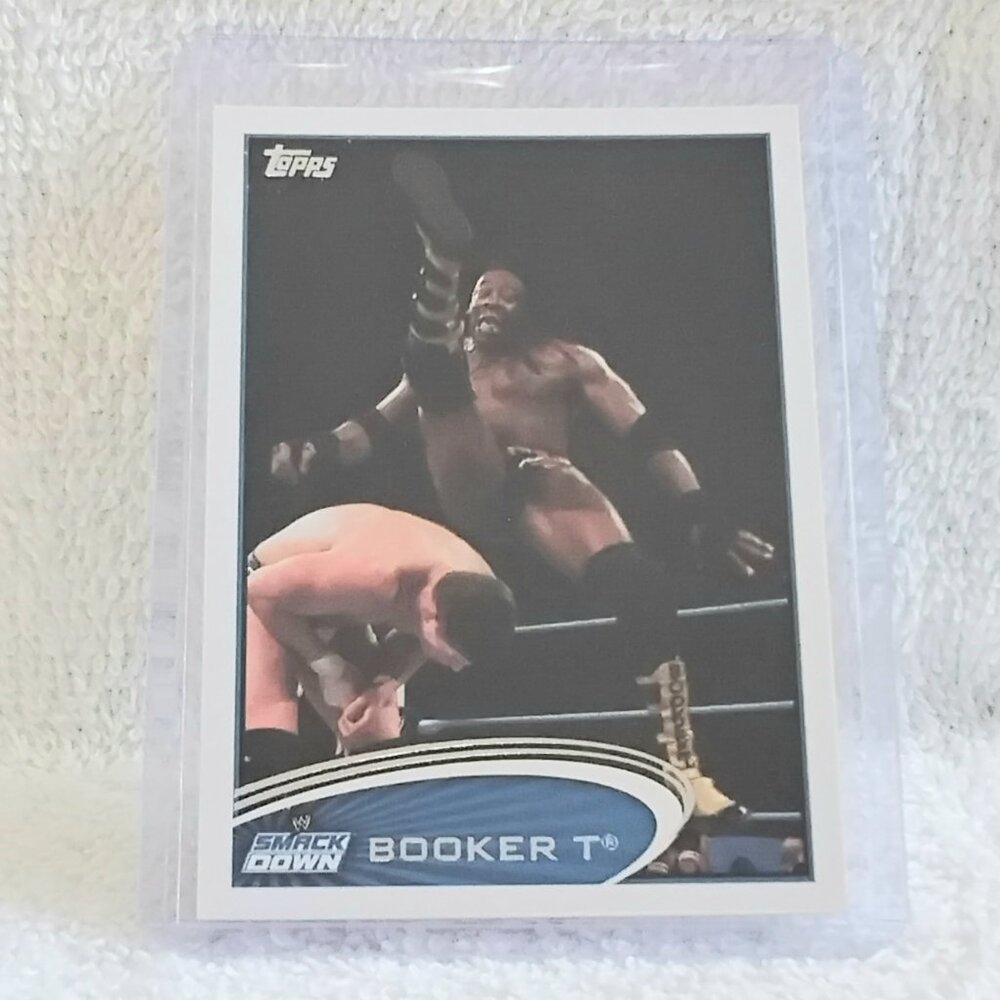 5/$20 Mint 2012 Topps Booker-T WWE Card 58!!